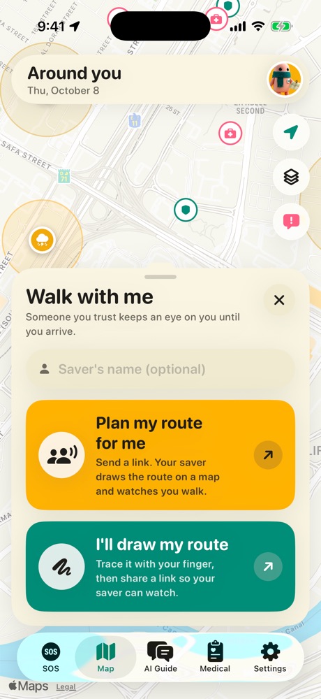 Walk with me chooser